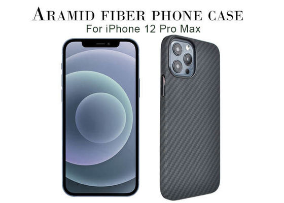 iPhone 12 υπέρ ανώτατη Aramid περίπτωση προστασίας ινών πλήρης με το σχέδιο κρατήρων